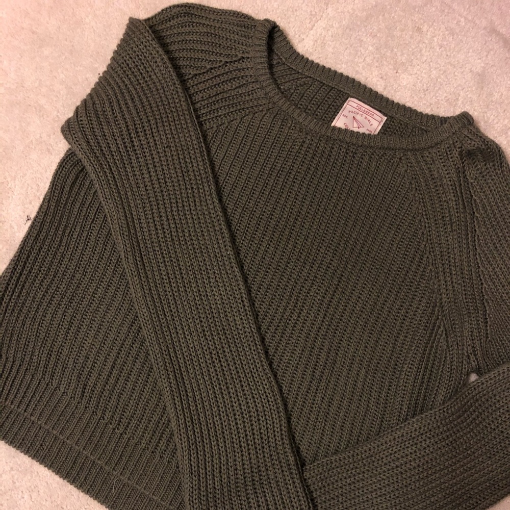 Soft olive sweater